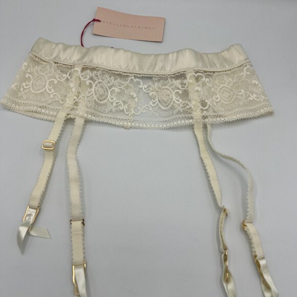 Stella McCartney Ophelia Whistling Garter Belt- vanilla ice NWT - Picture 1 of 2